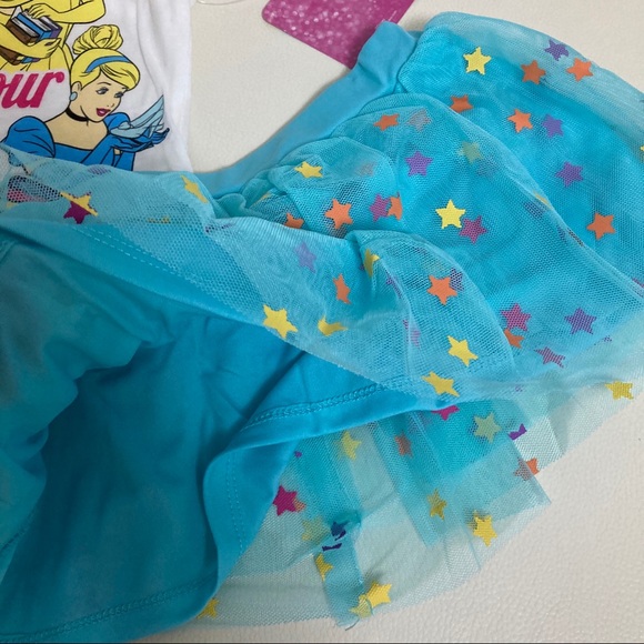 Disney Princess Belle Ariel Tutu Skirt Top - Picture 5 of 5